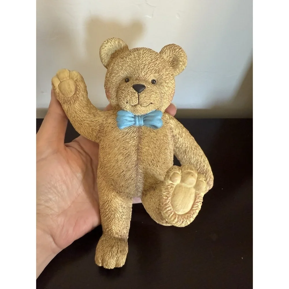 Vintage Home Interiors Kids Resin Bear Towel Hanger